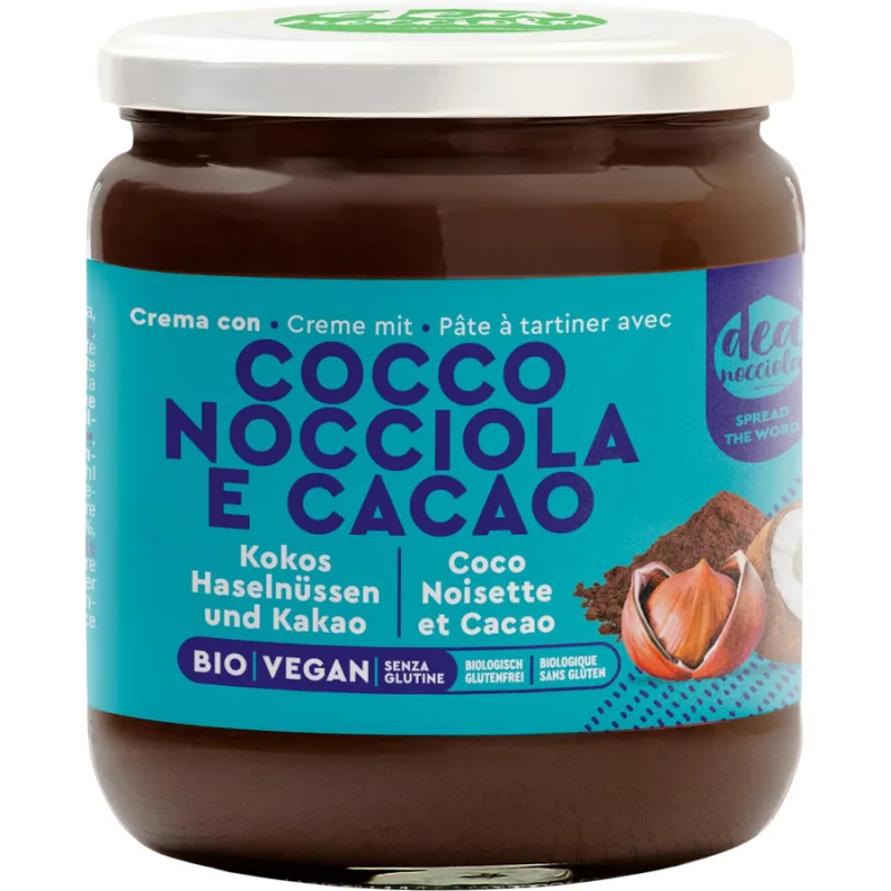 Crema cu Alune de Padure, Nuca de Cocos si Cacao fara Gluten Ecologica/Bio 300g — preț și oferte