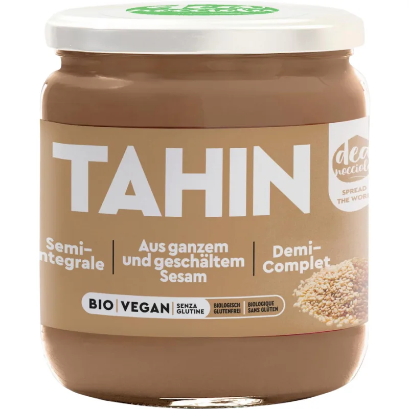 Crema Tahini Semi Integrala 50% Seminte Susan Decojite si 50% Seminte Susan Prajite fara Gluten Ecologica/Bio 250g — preț și oferte