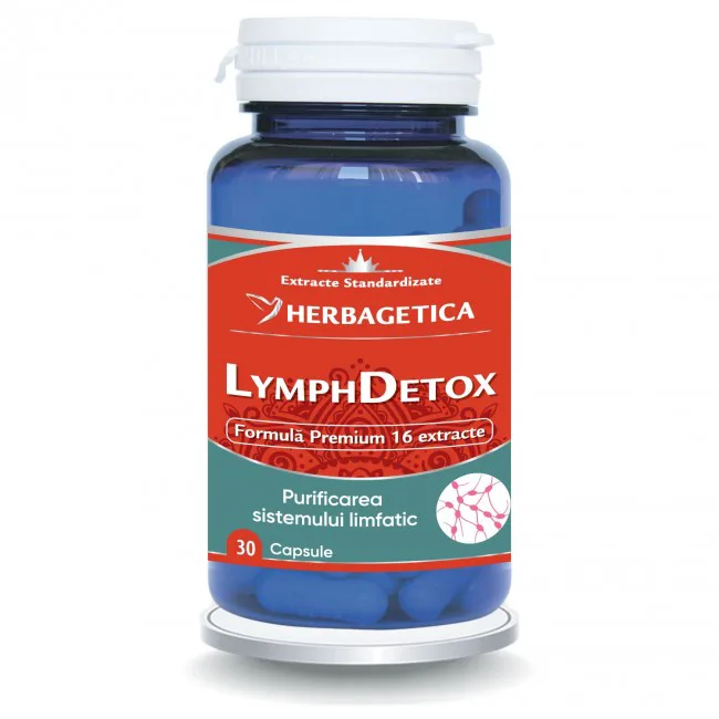 Lymph Detox 30cps HERBAGETICA — preț și oferte