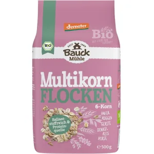 Fulgi din 6 Cereale Demeter Ecologici/Bio 500g