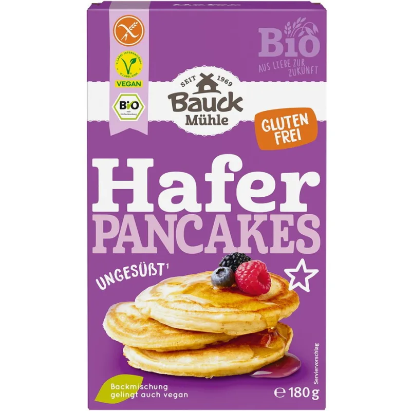 Mix pentru Clatite cu Ovaz fara Gluten Ecologic/Bio 180g BAUCKHOF — preț și oferte