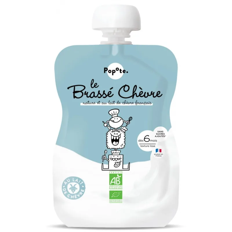 Iaurt din Lapte de Capra pentru Copii +6 Luni Ecologic/Bio 100g POPOTE — preț și oferte