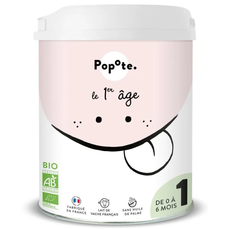 Lapte Praf pentru Sugari (Etapa 1) 0-6 Luni (Gramaj Mare) Ecologic/Bio 800g POPOTE — preț și oferte