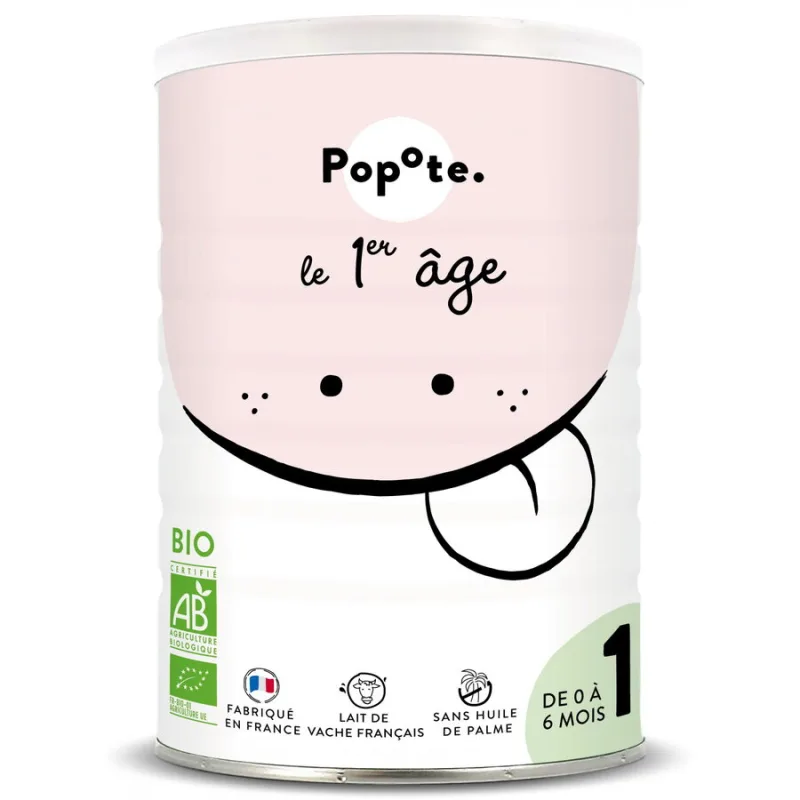 Lapte Praf pentru Sugari (Etapa 1) 0-6 Luni Ecologic/Bio 400g POPOTE — preț și oferte