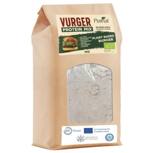 Mix Proteic Vegetal Ideal pentru Burgeri si Alte Preparate Vurger Protein Mix Ecologic/Bio 1kg