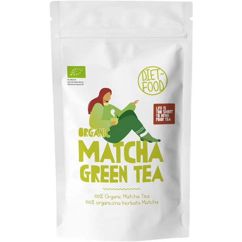 Ceai Matcha Pulbere Ecologic/Bio 100g DIET FOOD — preț și oferte