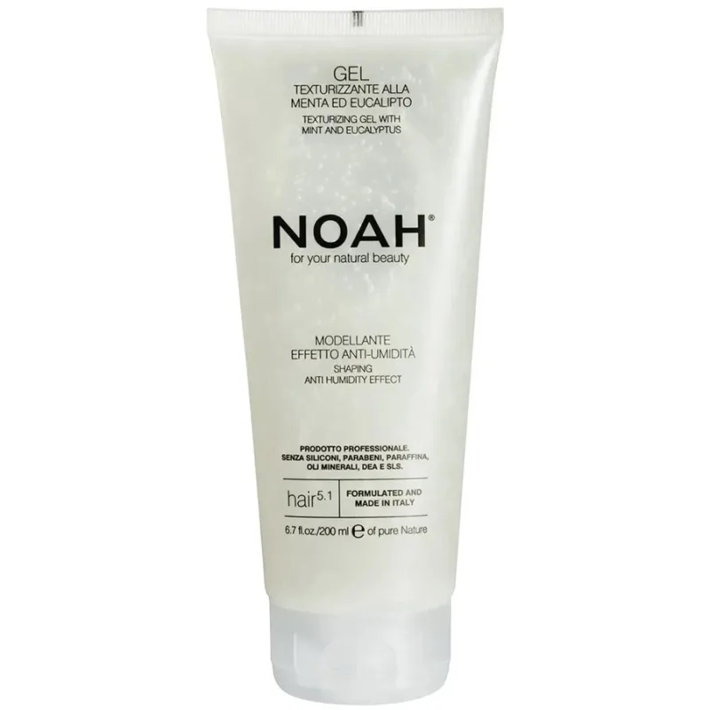 Gel Texturizant si Volumizant pentru Par cu Efect Anti-Umiditate cu Ulei de Menta si Eucalipt 5.1 200ml NOAH — preț și oferte