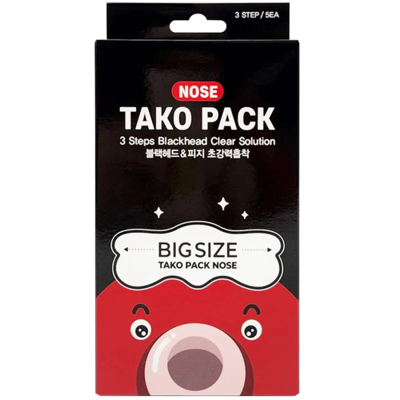 Pachet Plasturi pentru Indepartarea Punctelor Negre si Albe de pe Nas in 3 Pasi Marime Mare Tako Pack 3buc NIGHTINGALE — preț și oferte