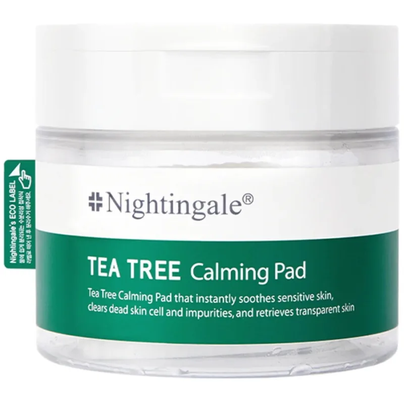 Dischete pentru Calmarea Tenului Sensibil si Indepartarea Impuritatilor cu Tea Tree 165ml / 60 dischete NIGHTINGALE — preț și oferte