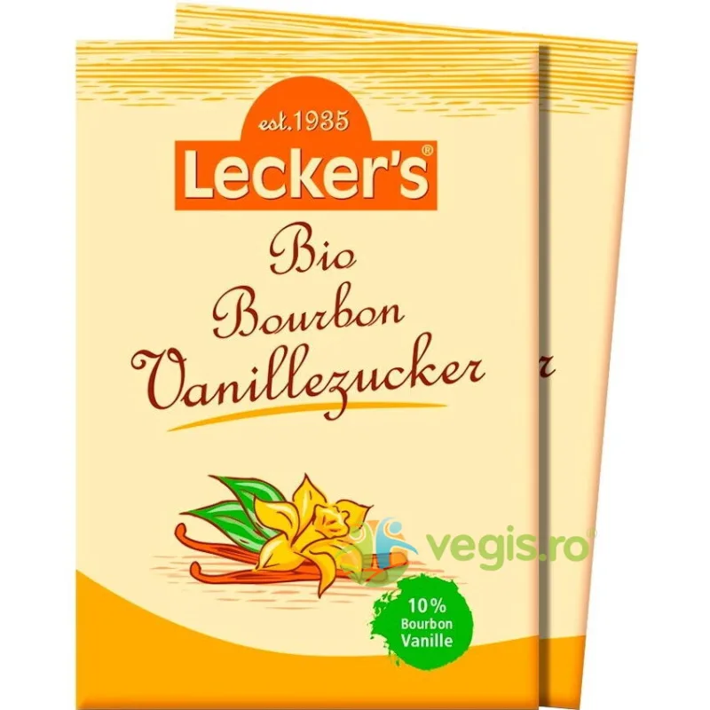 Zahar Vanilat Bourbon Ecologic/Bio 2x8g LECKER,S — preț și oferte