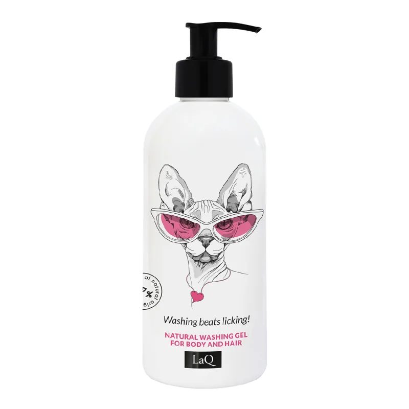 Gel de dus si sampon Kitty, 300ml, LaQ — preț și oferte
