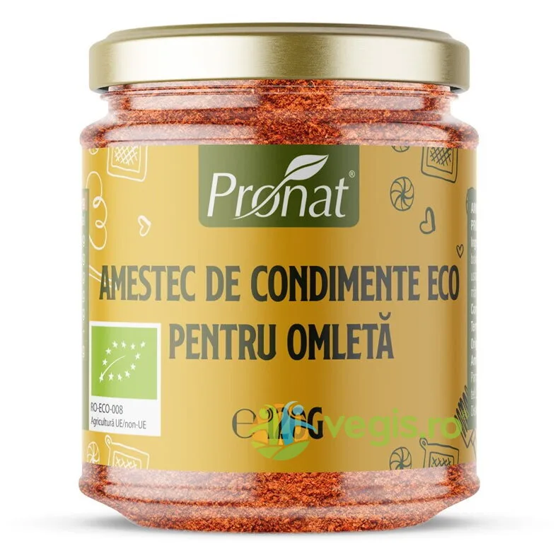 Amestec de Condimente pentru Omleta Ecologic/Bio 120g PRONAT — preț și oferte