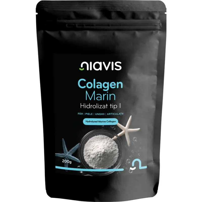 Colagen Marin Hidrolizat Tip I 200g NIAVIS — preț și oferte