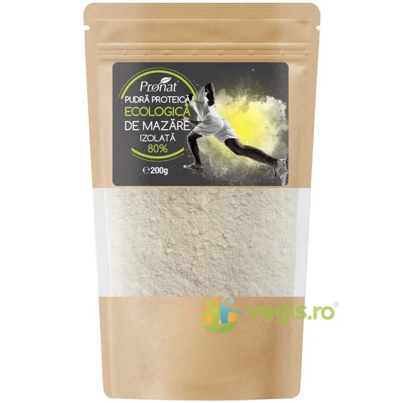 Pudra Proteica De Mazare Izolata Ecologica/Bio 200g PRONAT — preț și oferte