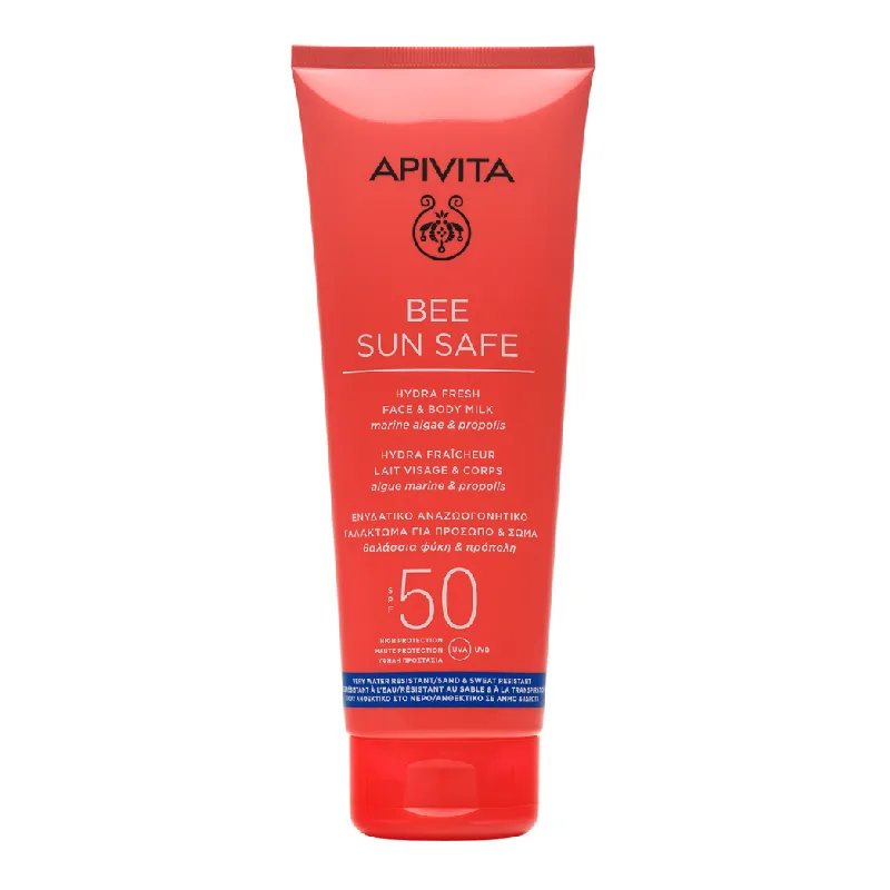 Lotiune protectie solara corp si ten SPF50 Bee Sun Safe, 200 ml, Apivita — preț și oferte