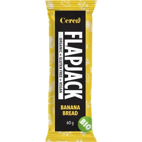Baton din Fulgi de Ovaz si Banane Banana Bread fara Gluten Ecologic/Bio 60g CEREA — preț și oferte