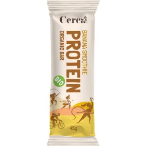 Baton Proteic Banana Smoothie fara Gluten Ecologic/Bio 45g