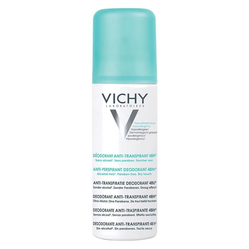 Deodorant spray fara alcool 48h, 125ml, Vichy — preț și oferte