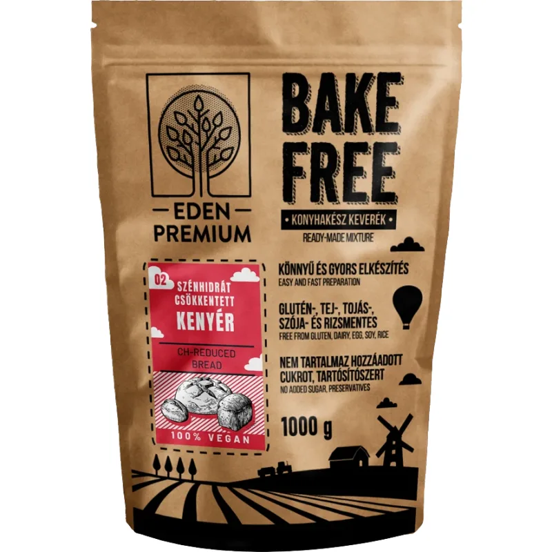 Mix de Faina cu Carbohidrati Scazuti fara Gluten Bake Free 1kg EDEN PREMIUM — preț și oferte