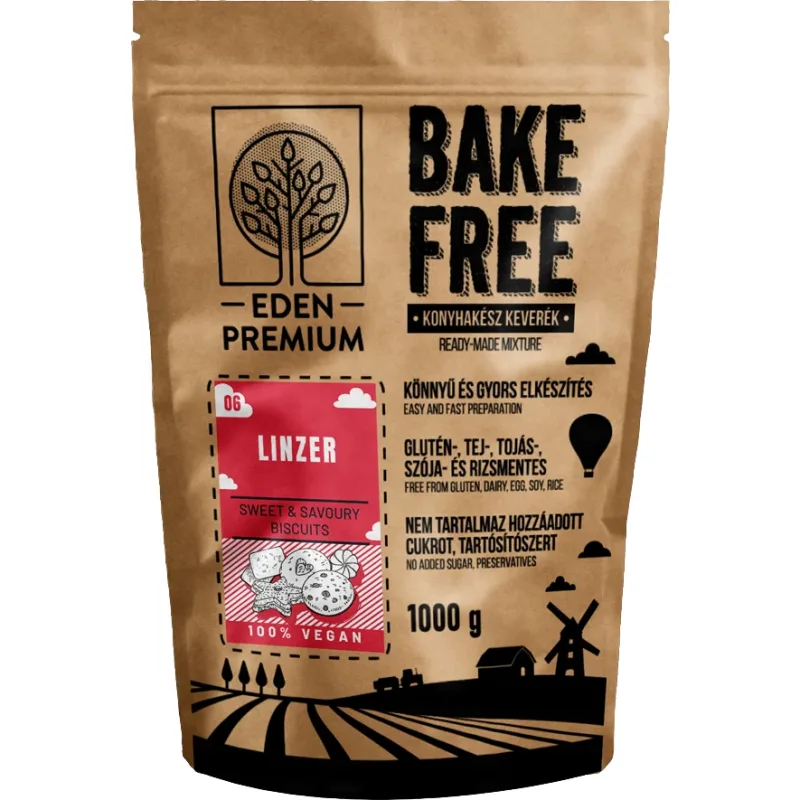 Mix de Faina pentru Aluaturi Fragede fara Gluten Bake Free 1kg EDEN PREMIUM — preț și oferte
