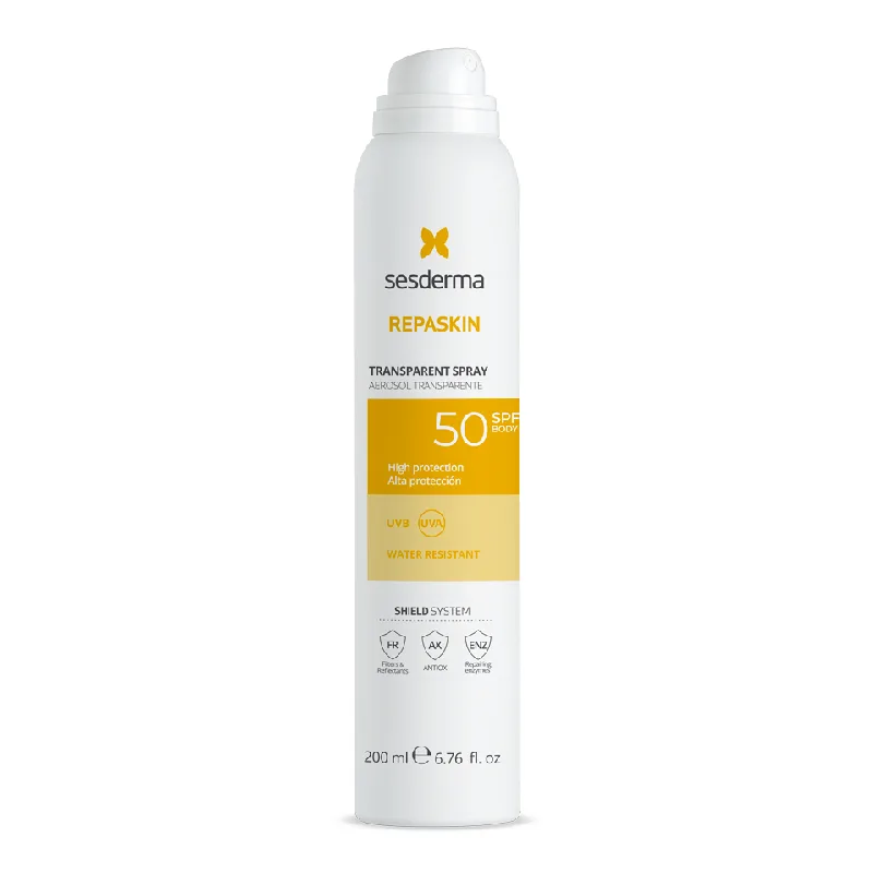 Spray transparent pentru corp SPF50 Repaskin, 200 ml, Sesderma — preț și oferte