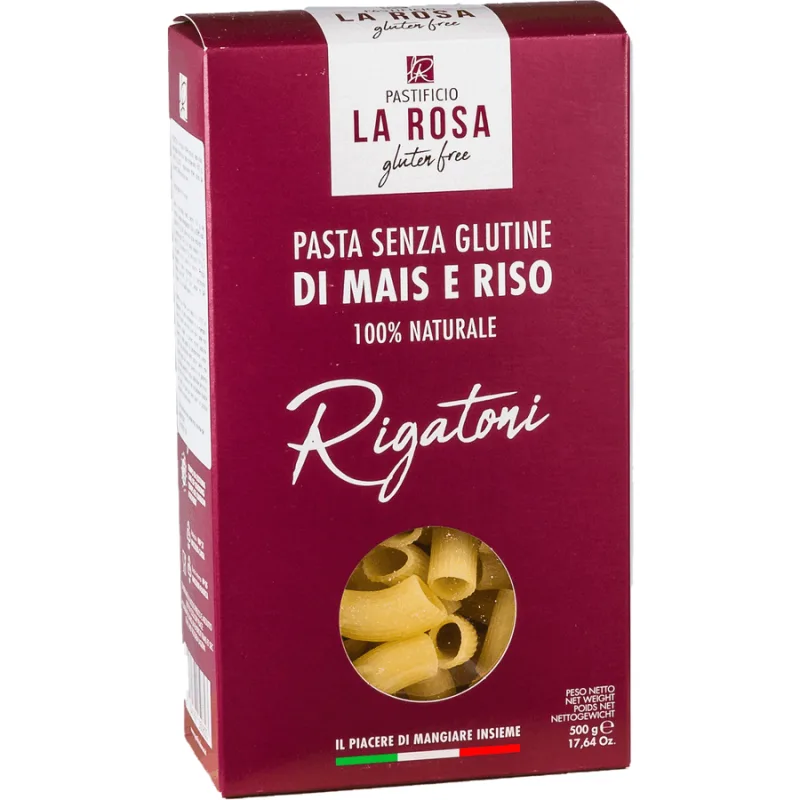 Paste Rigatoni fara Gluten 500g PASTIFICIO LA ROSA — preț și oferte