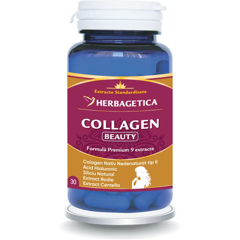 Collagen Beauty 30cps HERBAGETICA — preț și oferte