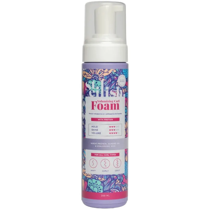 Spuma Modelatoare pentru Parul Cret cu Efect de Volum 200ml STEILISH — preț și oferte