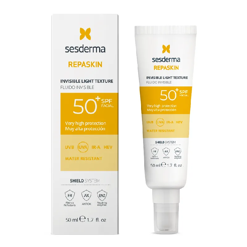 Fluid invizibil pentru SPF50, Repaskin, 50 ml, Sesderma — preț și oferte