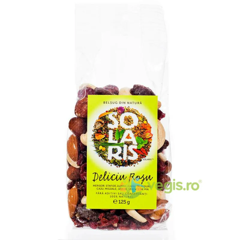 Amestec Fructe Deliciu Rosu 125gr SOLARIS — preț și oferte