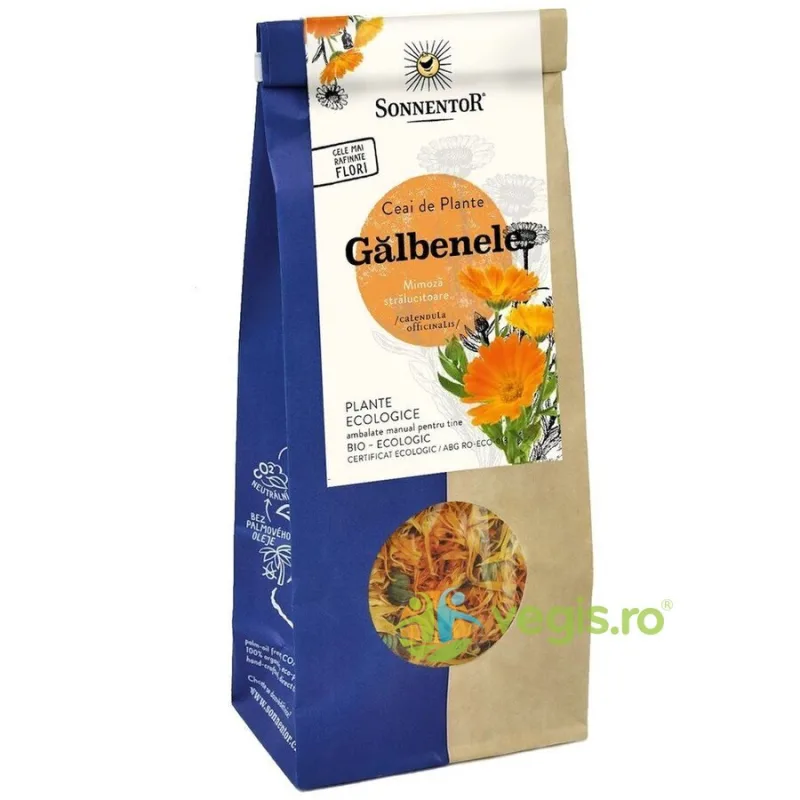 Ceai Flori de Galbenele Ecologic/Bio 50g SONNENTOR — preț și oferte