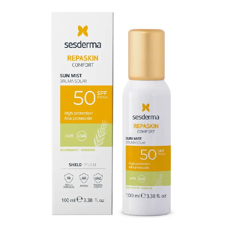 Mist cu protectie solara SPF50, Comfort Repaskin Rosemary, 100 ml, Sesderma — preț și oferte