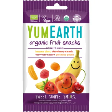 Jeleuri de Fructe fara Gluten Ecologice/Bio 50g YUMEARTH — preț și oferte