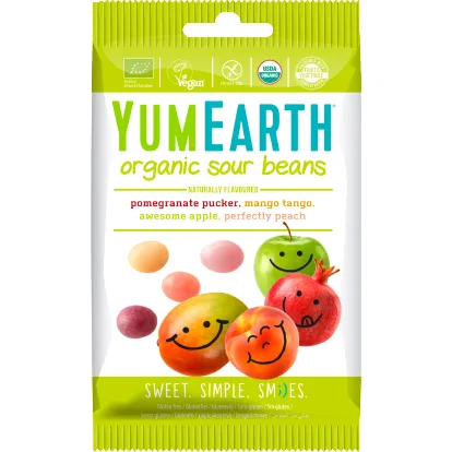 Drajeuri Acrisoare fara Gluten Ecologice/Bio 50g YUMEARTH — preț și oferte