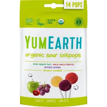 Acadele Acrisoare fara Gluten Ecologice/Bio 14buc YUMEARTH — preț și oferte