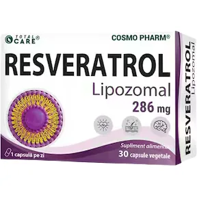 Resveratrol Lipozomal 286mg 30cps COSMO PHARM — preț și oferte