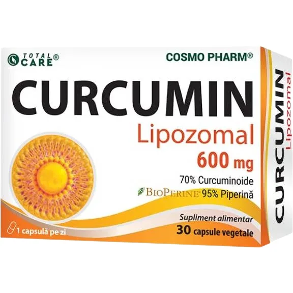 Curcumin Lipozomal 600mg 30cps COSMO PHARM — preț și oferte