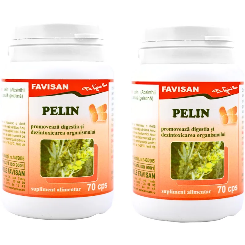 Pachet Pelin 70cps+70cps Favisan — preț și oferte
