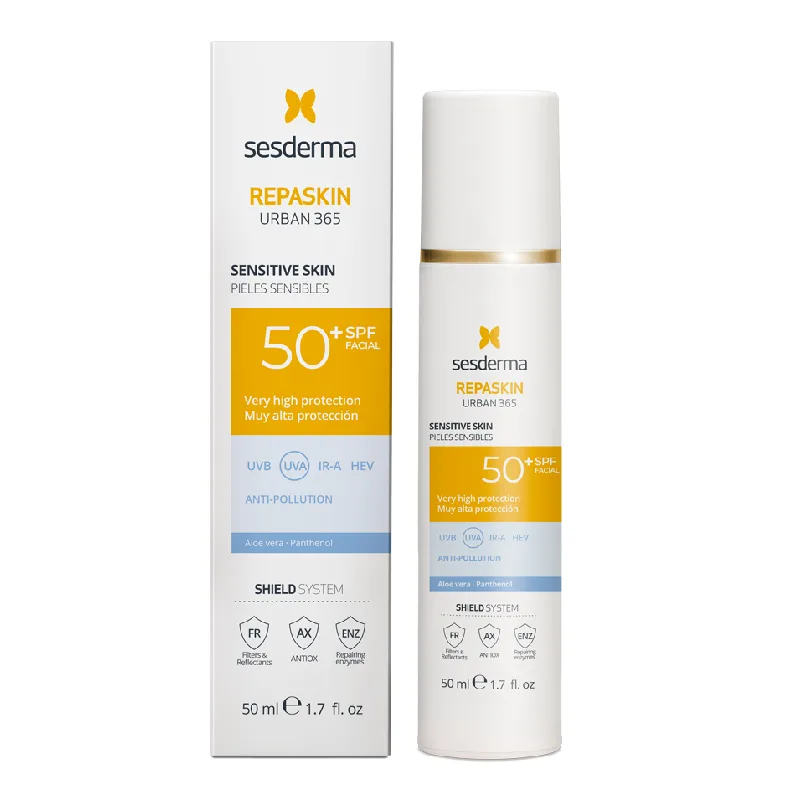 Crema cu protectie solara SPF50, Urban 365 Repaskin Sensitive, 50 ml, Sesderma — preț și oferte
