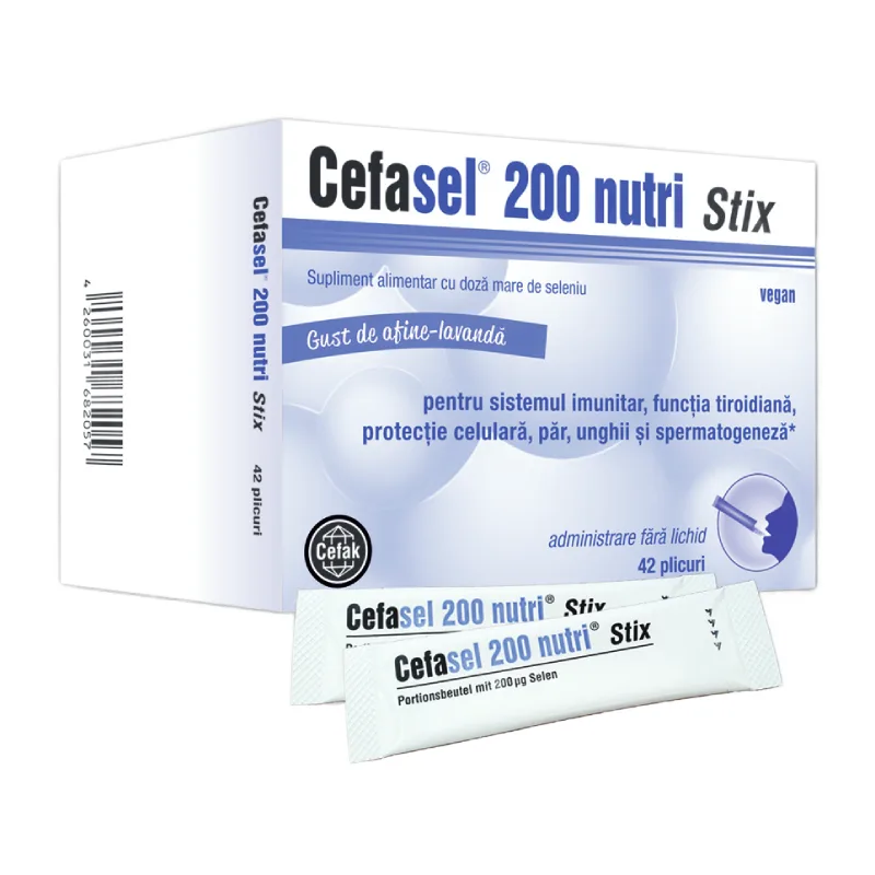 Cefasel 200 nutri Stix, 42 plicuri, Cefak — preț și oferte