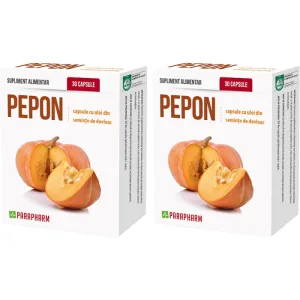Pachet Pepon - Capsule cu Ulei de Dovleac 30cps moi + 30cps moi