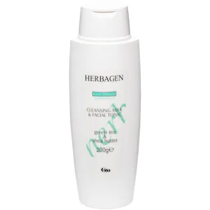 Lapte Demachiant si Tonic Facial cu Unt de Shea si Extract de Ceai Verde 200ml