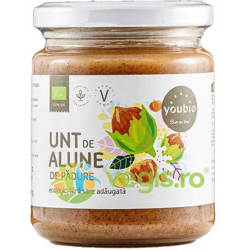 Unt de Alune de Padure fara Gluten Ecologic/Bio 250g YOUBIO — preț și oferte