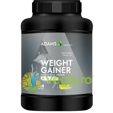 Complex Proteic cu Multivitamine pentru Cresterea in Greutate cu Aroma de Vanilie 3kg ADAMS VISION — preț și oferte