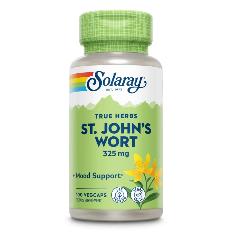 St John's Wort 325 mg, 100 capsule, Solaray SOLARAY SUA — preț și oferte