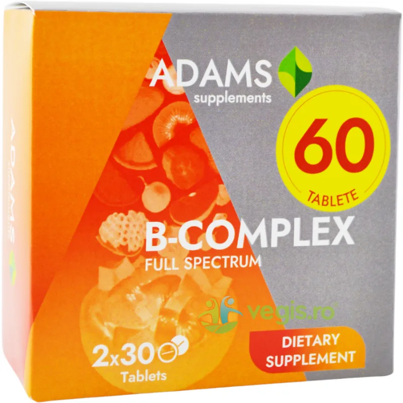 Pachet B-Complex 30tb+30tb ADAMS VISION — preț și oferte
