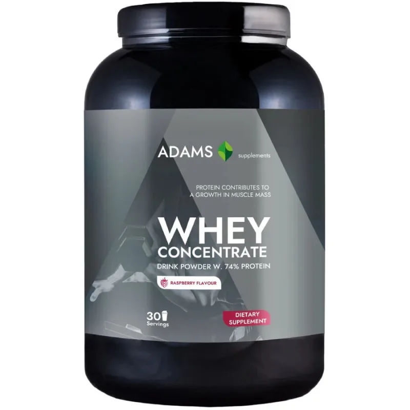 Concentrat Proteic din Zer cu Aroma de Zmeura 908g ADAMS VISION — preț și oferte