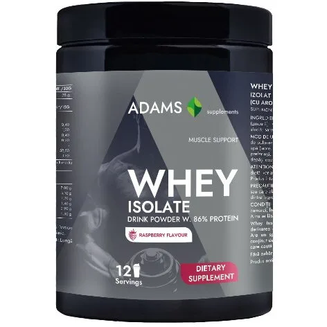 Izolat Proteic din Zer cu Aroma de Zmeura 360g ADAMS VISION — preț și oferte