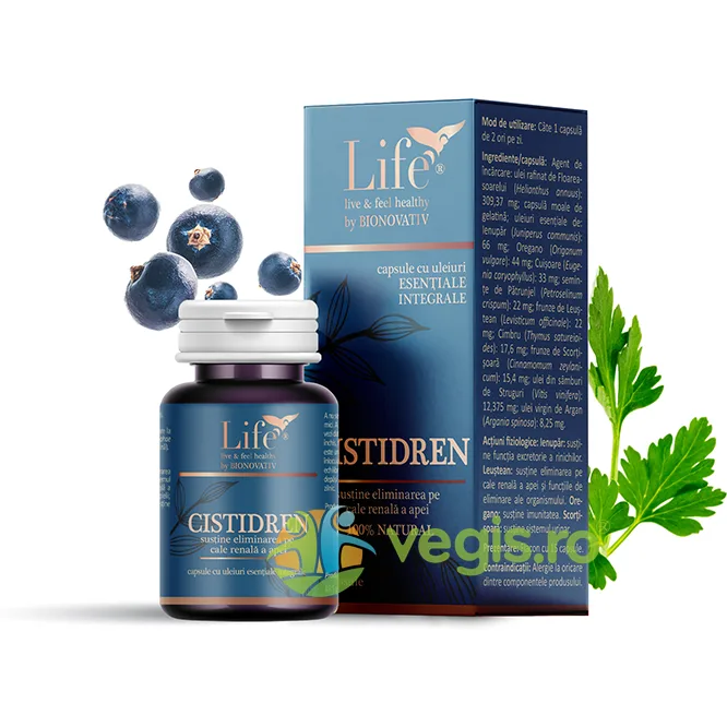 Cistidren (Capsule cu Uleiuri Esentiale) 15cps BIONOVATIV — preț și oferte