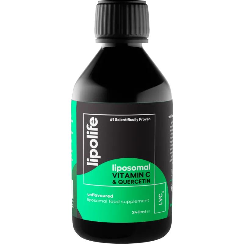 LCV6 - Vitamina C Lipozomala si Quercetin Complex 240ml LIPOLIFE — preț și oferte